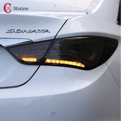 China Modified Autolamp HCmotion Factory Wholesale Full Sequential LED Rear 2010-2014 6th Gen Tail Lamp i45 Tail Lights For Hyundai Sonata for sale