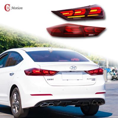 China Autolamp HCmotion Factory Animation DRL Avante Rear Modified Rear Lights 2016 2017 2018 LED Tail Lamps For Hyundai Elantra for sale