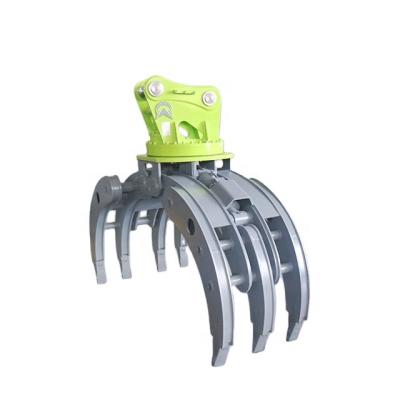 China Machinery Repair Shops Hydraulic Grab , Hydraulic Rock Grab Excavator Grapple For EC210B for sale