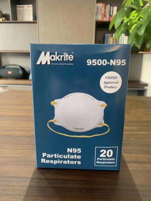 China Makrite 9500 NOISH Approved N95 Face Mask for sale