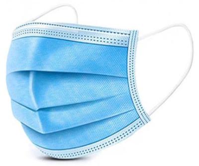 China 3 Ply Meltblown Nonwoven Disposable Protective Face Mask for sale