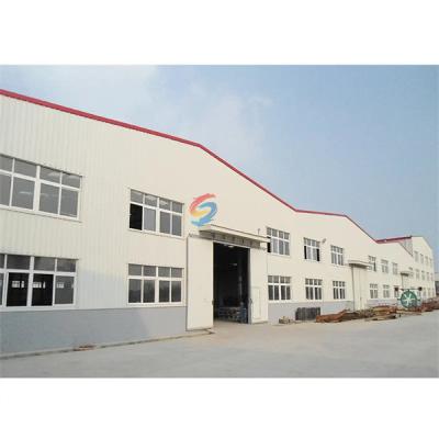 China Easy Install Steel Structure Warehouse For Industrial Construction With Aluminum Windows for sale