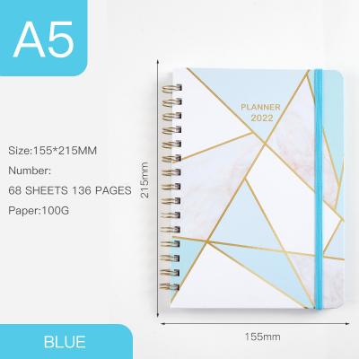 China Free Sample 2022 Recycled Personalized Diary Business Planner Mental Health Journaling Dotted Logo Notebook Journal Custom Printing for sale