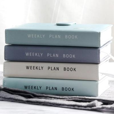 China 2021 Eco-Friend A6 Creative Notebook Diary Notebook Weekly Notebook Planner Diary Creative Coloring Notebook for sale