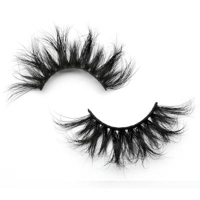 China 22mm Strip Natural False Eyelashes for sale