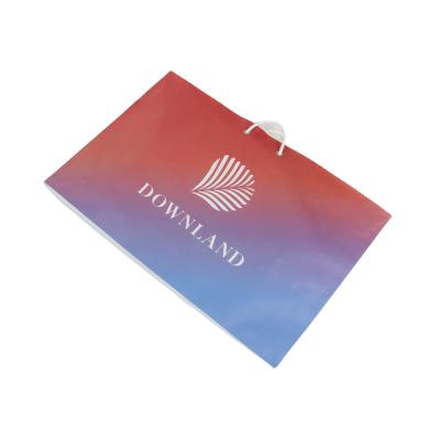 China Recyclable custom logo bags for pillow 2021 new design lamination printing nonwoven pillow bag packaging pillow bags for sale