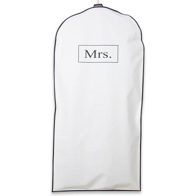 China China factory custom garment storage bag with zipper wedding dress bag with logo custom suit cover storage bag for sale