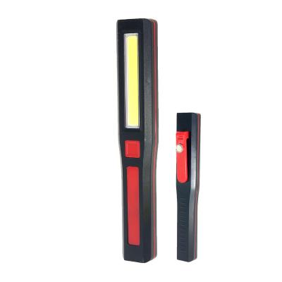 China Plastic COB Dry Battery Flashlight Slim Professional Handheld Rechargeable Working Pen With Led Light And Stylus Pen for sale