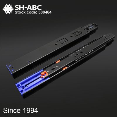 China Modern Shipping and Handling - ABC Ball Bearing Full Extension Sidemount Soft Narrow Drawer Glides SH4605FC-03B-250 for sale