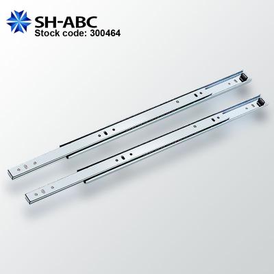 China Single extension and double extension are available 27 27mm mini extra small ball bearing sidemount drawer slide for sale