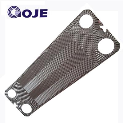 China Flat Heat Exchanger Plate ,  Plate Type Heat Exchanger Parts For Milk Industry High Efficiency GOJE M15M for sale