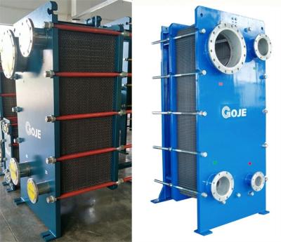 China Electric Plate Type Condenser , Compact Stacked Semi Welded Plate Heat Exchanger for sale