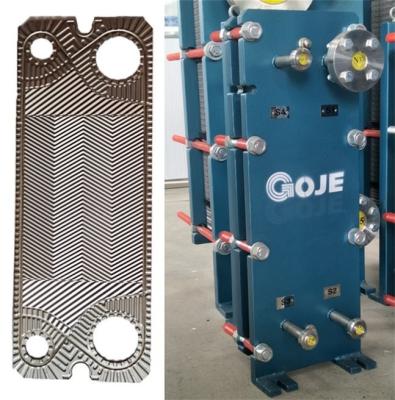 China Gasketed Titanium Flat Hot Water Plate Heat Exchanger In  Power Plant  High Thermal Transfer for sale