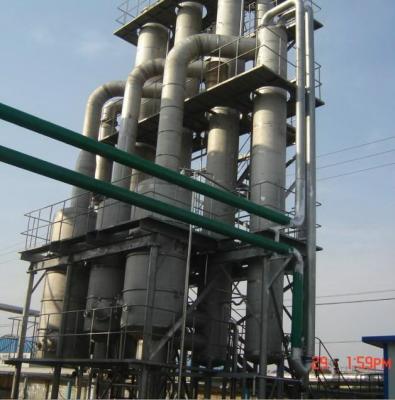 China Large Size Multi Effect Evaporation Plant For Sodium Hydroxide Waste Liquid for sale