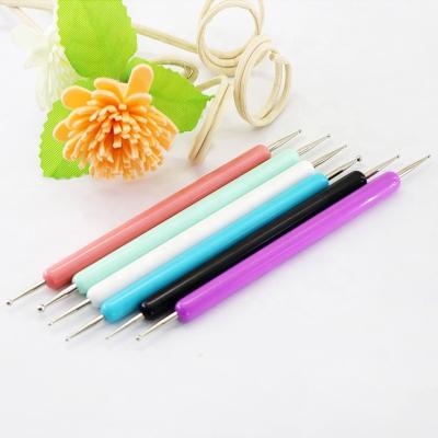 China Custom Double Side 5 Pcs Colorful OEM Logo Handle Manicure Dot Pen Set Nail Art Dotting Tool 20230218 for sale