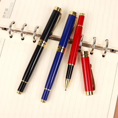 China Normal manufacturer's supply of metal business neutral signature parks office wholesale gifts pens Baozhu logo water printable pens for sale