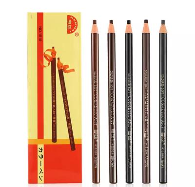 China Flower Drawing Liner Pen Waterproof Makeup Eyeliner Brown Eyeybrow Peel Penci for sale