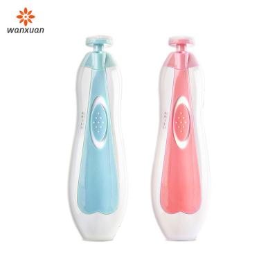 China Wholesale Safe Finger Nail File Manicure Set Clippers Grinding Heads And LED Light OEM Customized Electric Baby Nail Trimmer for sale