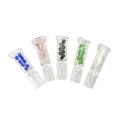 China Minimalist Rolling Your Own Smoking Accessories Glass Rolling Filter Tips Smoking Mouthpiece Holder for sale