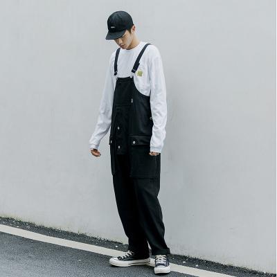 China American Casual Men's Coveralls Anti-Wrinkle Coveralls Worker Worker Coveralls Auto Mechanic One-Piece Suspenders for sale