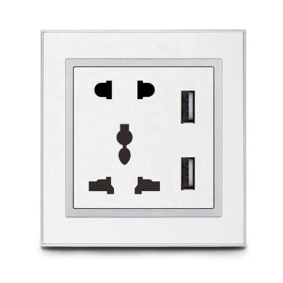 China USB Wall Socket 13A Socket Strip Charging Multifunctional British Standard Electrical Switch for sale