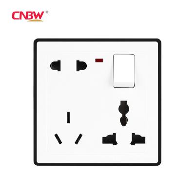 China PC Panel New Launched Factory Price Luxury Fittings Main Power Outlet Switch for sale