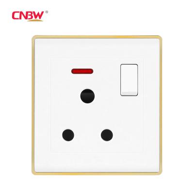 China Hot Selling Dual 5 Hole Universal Home Appliances Socket 13a Switch Socket British Standard British Smart Socket for sale