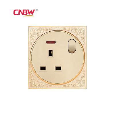 China Wholesale Residential / General Purpose UK Universal Type Accessories USB Wall Switch Electrical Outlet for sale