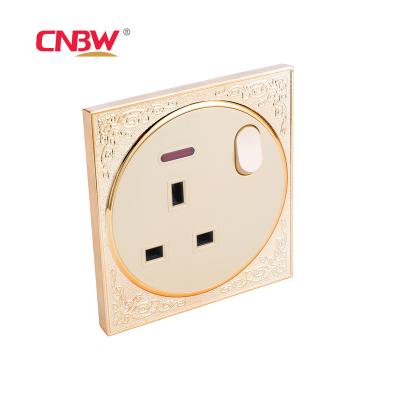 China BS Hot-selling 13A Socket Wall Electrical Switch And Socket S5-24 for sale