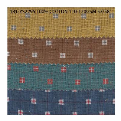 China 100% COTTON YARN DOUBLE LAYER ORGANIC JACQUARD CHECK DYED 100% READY GOODS for sale