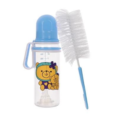 China BPA free cheap price baby bottle cleaning brush 2 in 1 240ml bpa free PP/PC baby bottle for sale