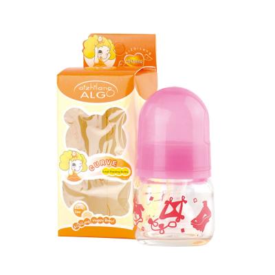 China BPA Free Anti Broken Baby Feeding 60ml / 120ml / 240ml Glass Baby Bottle for sale