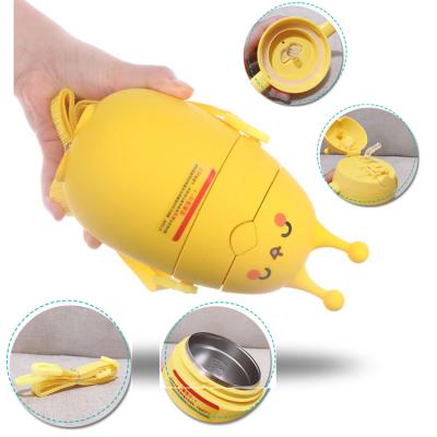 China BPA Free Newcomer Cute Baby Vacuum Sippy Cup / Stainless Steel Baby Bottle for sale