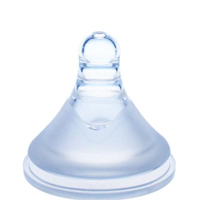 China 100% BPA Free Food Grade Baby Bottle Nipple Neck Silicone Baby Wide Nipples for sale