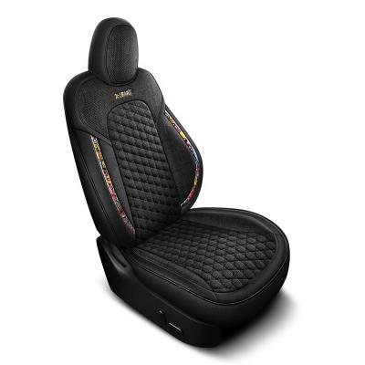 China Sports Special Tesla Car Seat Cushion MODELY 3 MODELY Seat Cover Linen Fabric Four Seasons Breathable Seat Cushion for sale