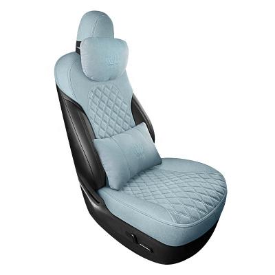 China Sports Special Tesla Car Seat Cushion MODEL3 MODELY Seat Cover Suede Four Seasons Breathable Seat Cushion for sale