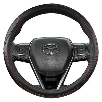 China Business/Luxury Cowhide Luxury Steering  Wheel Covers  steering wheel covers,car accessories,wheel cover  Camry Ray Ling Sena Ling Pie for sale