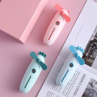 China Small Electric Fan Girl Outdoor Creative Mini Handheld Portable Mini Fan USB Charging Fan for sale