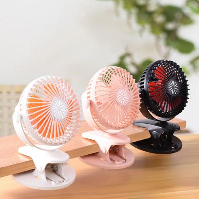 China Mini Three-speed USB Outdoor Control Rechargeable Convenient Electric Cooling Mute Fan Clip Fan Large for sale