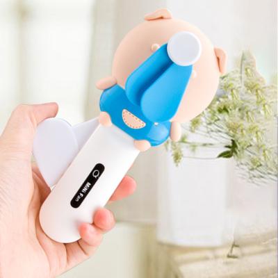 China Creative Mini Outdoor Children's Cartoon Hand Pressure Fan Toy For Kids Student Gifts Summer Portable Toys for sale