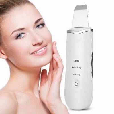 China EMS Facial Blackhead Shovel Portable Microcurrent Deep Cleansing Ultrasonic Device for sale