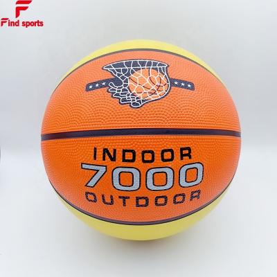 China Factory Wholesale Rubber Size 7 Basketball Basketball For Youth Outdoor Indoor Sports Accessories for sale