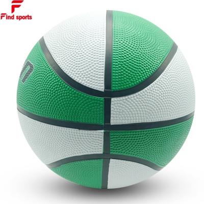 China 3x3 White Mens Rubber Green Basketball For Man Official Size 7 29.5