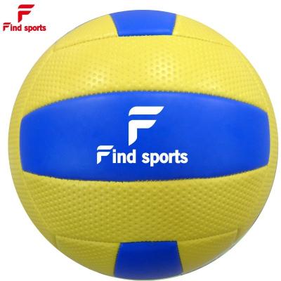 China School Ball Yellow And Blue Light Weight Youth Professional Volleyball for sale