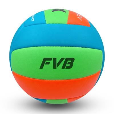 China Factory Wholesale Size 5 Leather Volleyball Classic Color PVC School Ball FVB Stitching Price for sale