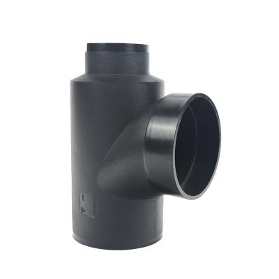 China Mature Water And Gas Heat Resistant HDPE Polyethylene Large Pipe Fittings For Sewage for sale