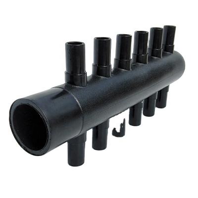 China Hot selling water and gas industry leading food grade Canada UV resistant HDPE geothermal pipe fitting for sale