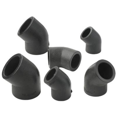 China Newcomers Health Grade HDPE Water And Gas Pipe Fittings With Great UV Resistant for sale