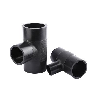 China Anti-corrosion Lightweight Fitting Type HDPE Pipe Y Fittings Hot Sale Water And Gas Tee Pipe Fittings for sale