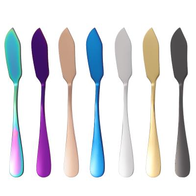 China Long Lasting Durable Butter Knife Stainless Steel Butter Spreader Stainless Steel Spreader Knife for sale